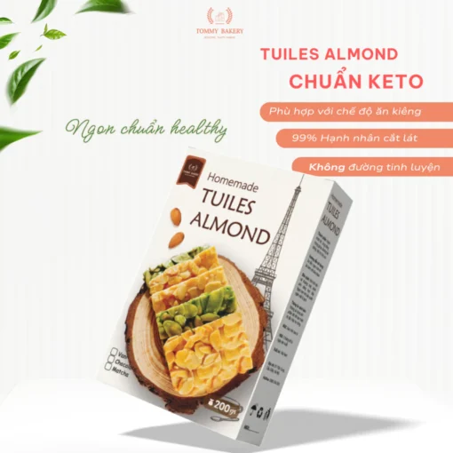 Bánh ngói Hạnh nhân healthy -Tommy Bakery-200gram