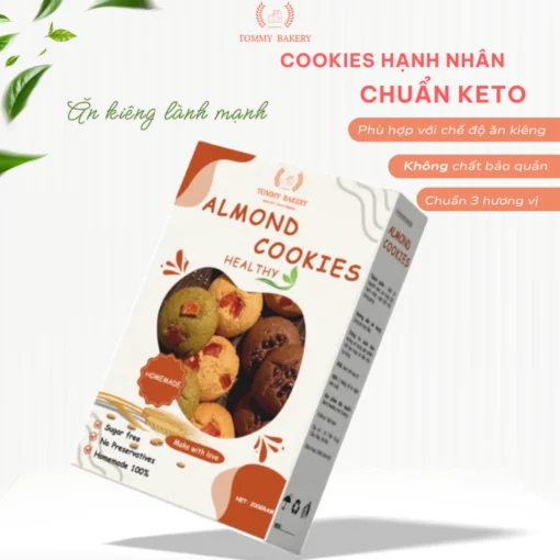 Cookie Hạnh Nhân Nguyên Cám - Thơm Ngon & Lành Mạnh - Hình ảnh 2