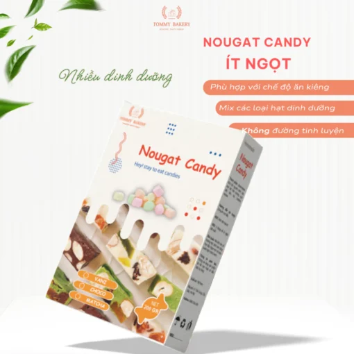 Kẹo hạnh phúc nougat ít ngọt nhà Tommy Bakery